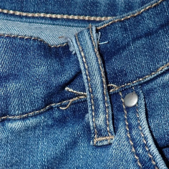 Crown & Ivy Raw Hem Skinny Jeans size 10R - Picture 3 of 6